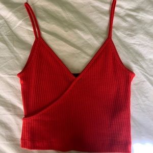 Topshop Cropped Tank Top